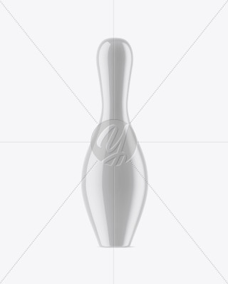 320x398 Matte Bowling Pin Mockup In Object Mockups On Yellow Images Object - Bowling Pin Sketch