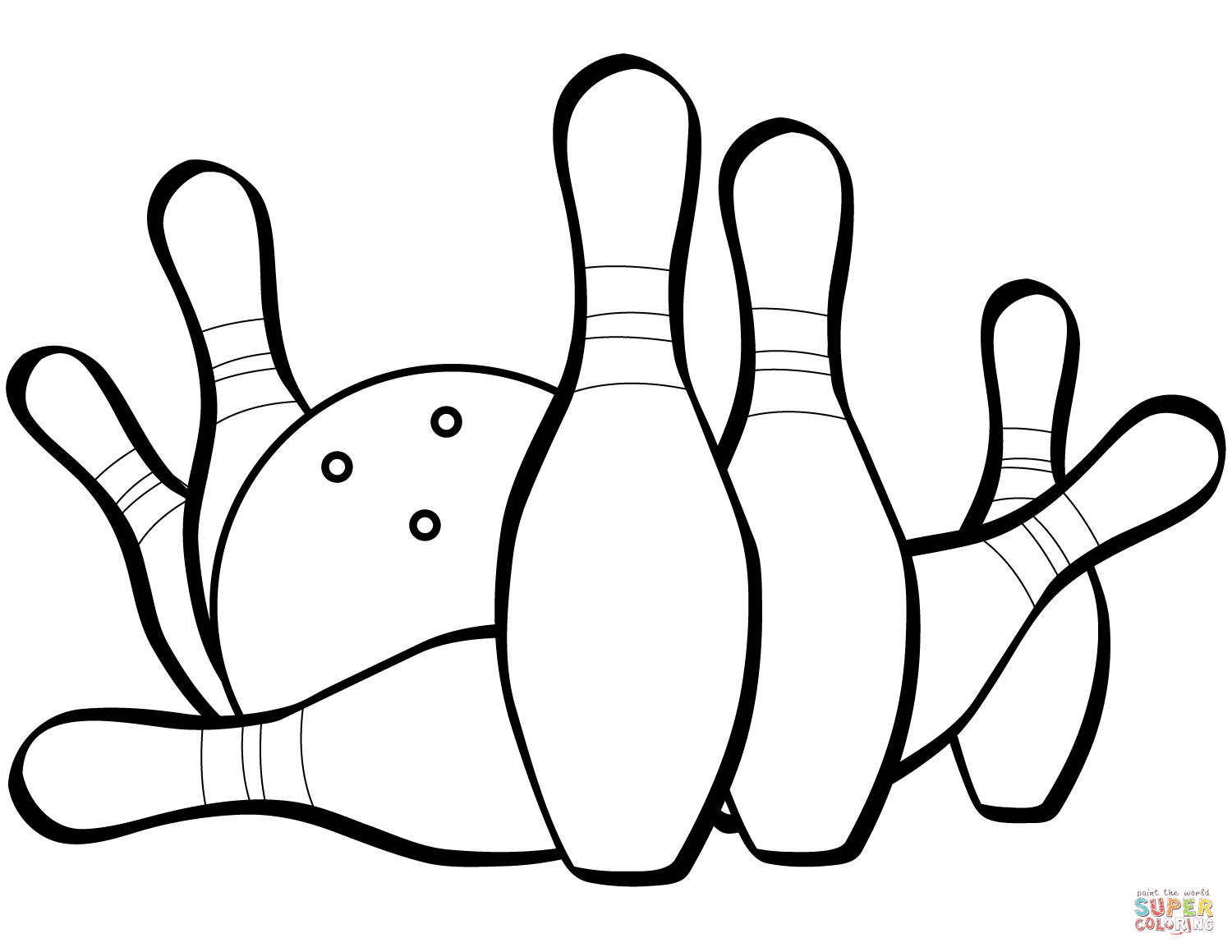 Bowling Pin Sketch At Explore Collection Of