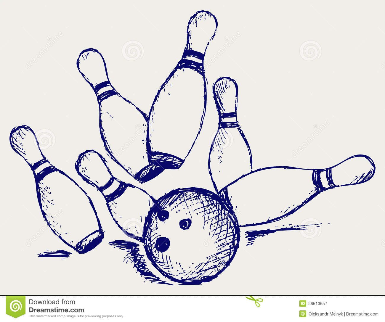1300x1088 Bowling Ball And Pins Drawing - Bowling Pin Sketch