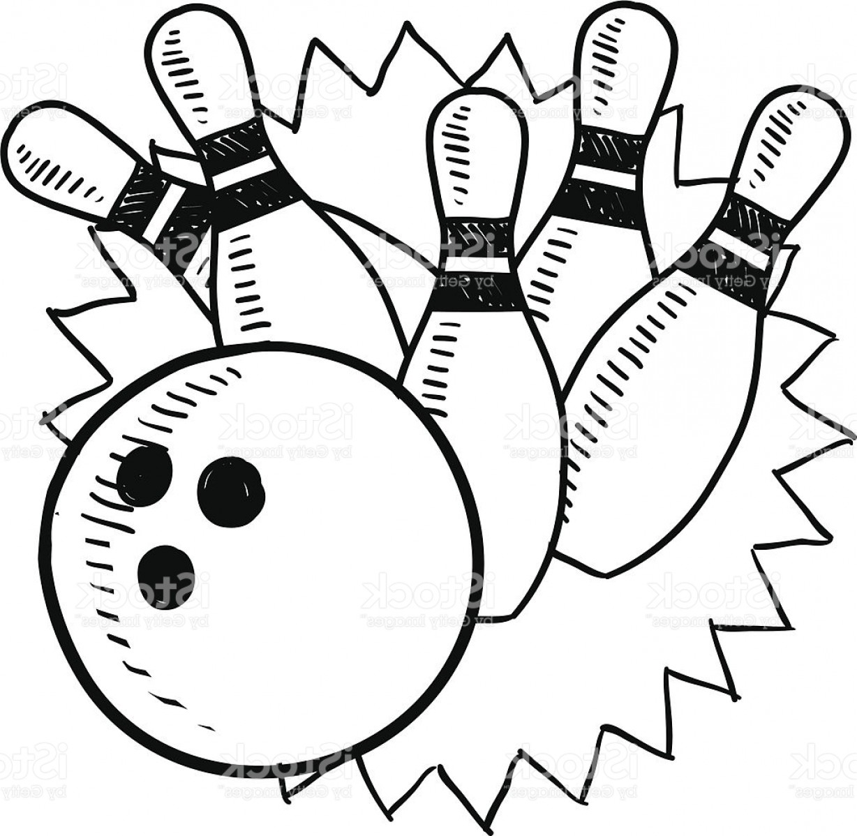 1228x1198 Bowling Pins And Ball Sketch Gm Shopatcloth - Bowling Sketch