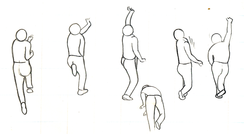 794x437 Study For Cricket Animation Pencil And Papers - Bowling Sketch