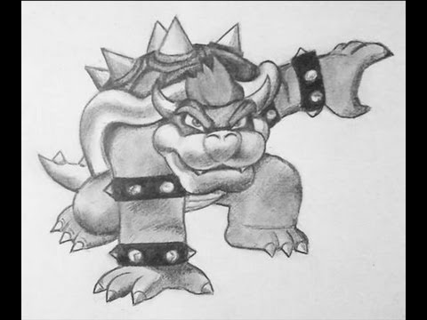 480x360 How To Draw Bowser - Bowser Sketch