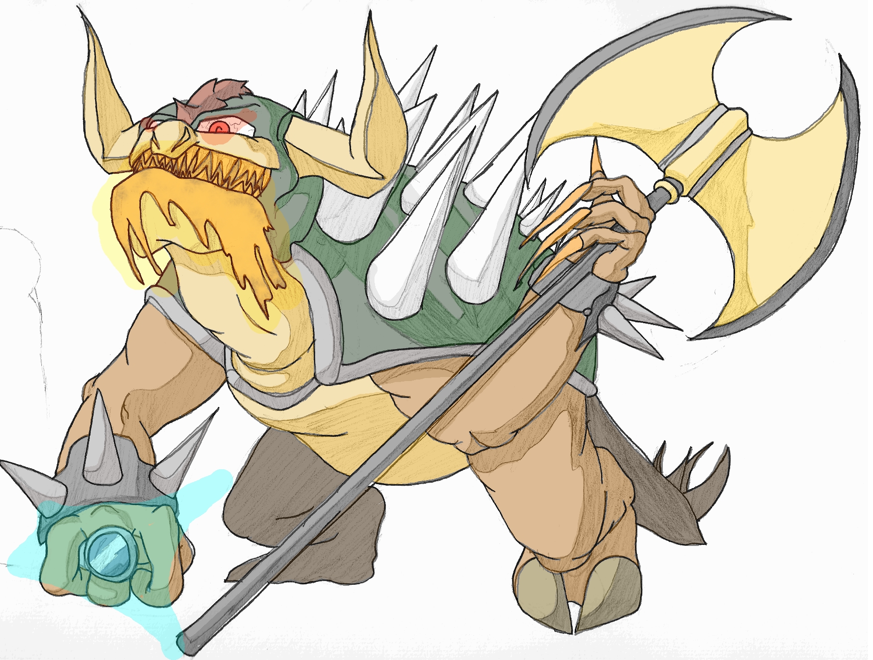 1753x1325 Image - Bowser Sketch