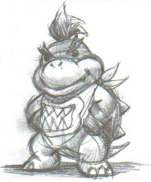 490x590 View Topic - Bowser Sketch