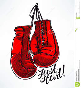 260x283 Download Boxing Gloves Sketch Clipart Boxing Glove - Boxing Gloves Sketch