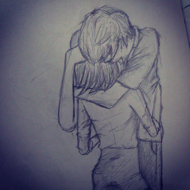 Boy And Girl Hugging Sketch At Paintingvalley Com Explore Collection Of Boy And Girl Hugging Sketch