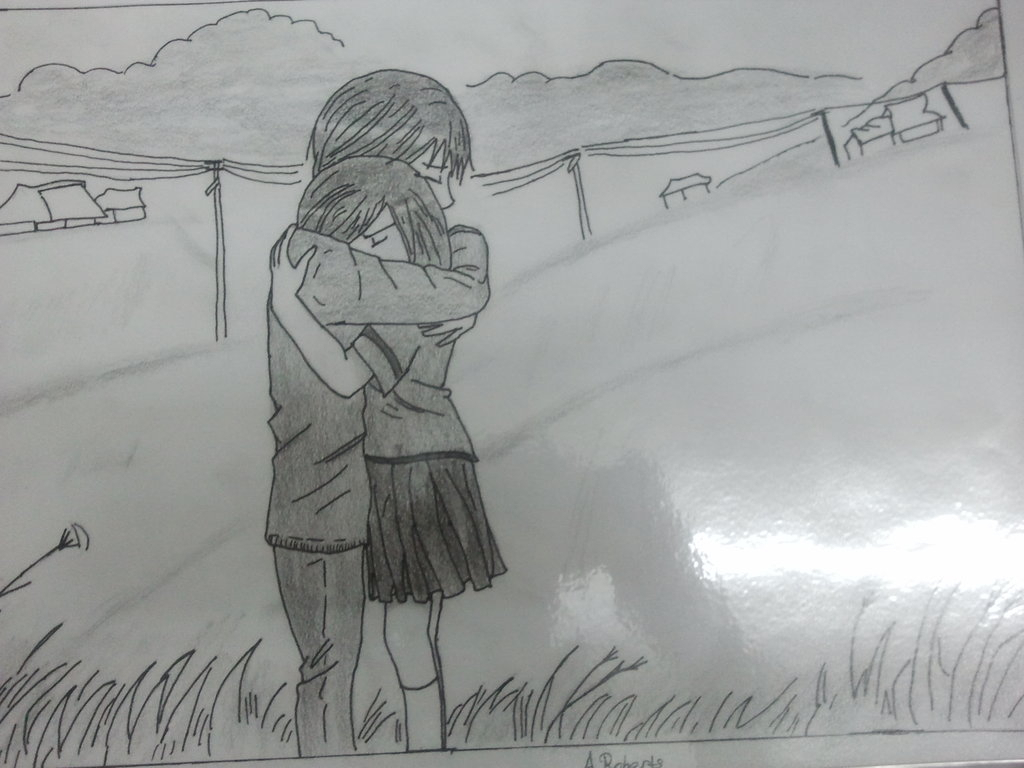 Boy And Girl Hugging Sketch At Paintingvalley Com Explore Collection Of Boy And Girl Hugging Sketch