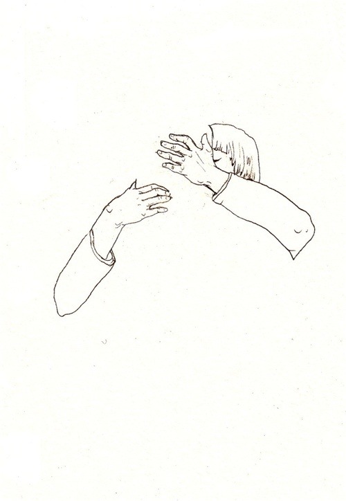 500x724 Love Illustration Art Couple Girl White Black Lips Boy Hug Sketch - Boy And Girl Hugging Sketch