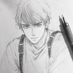 Newest For High School Handsome Anime Boy Easy Alone Boy Sketch