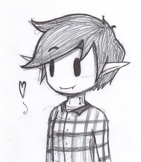 474x542 Little Boy Drawing Tumblr. Cartoon Drawings Hasshe Little - Boy Cartoon Sketch