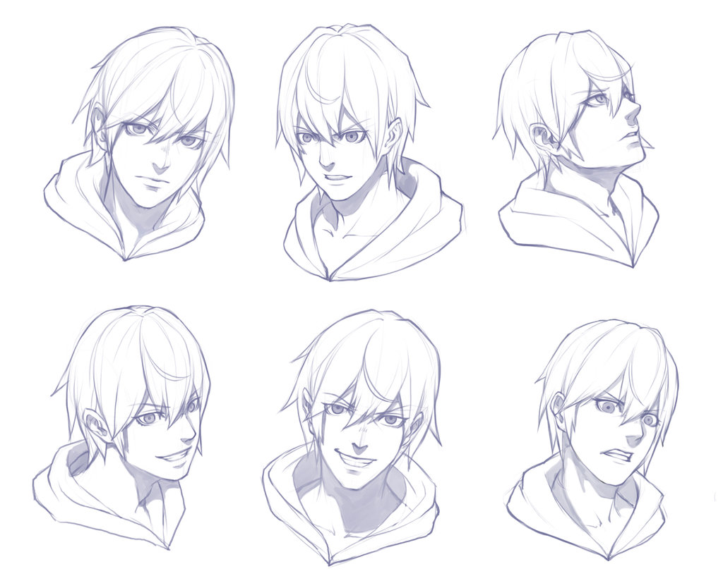 1024x834 Boy Face Sketch Practice By Theoneg - Boy Face Sketch