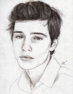 pencil sketch drawing boy