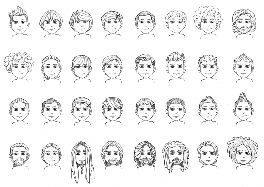 Boy Hair Drawing Reference Kumpulan Soal Pelajaran 5
