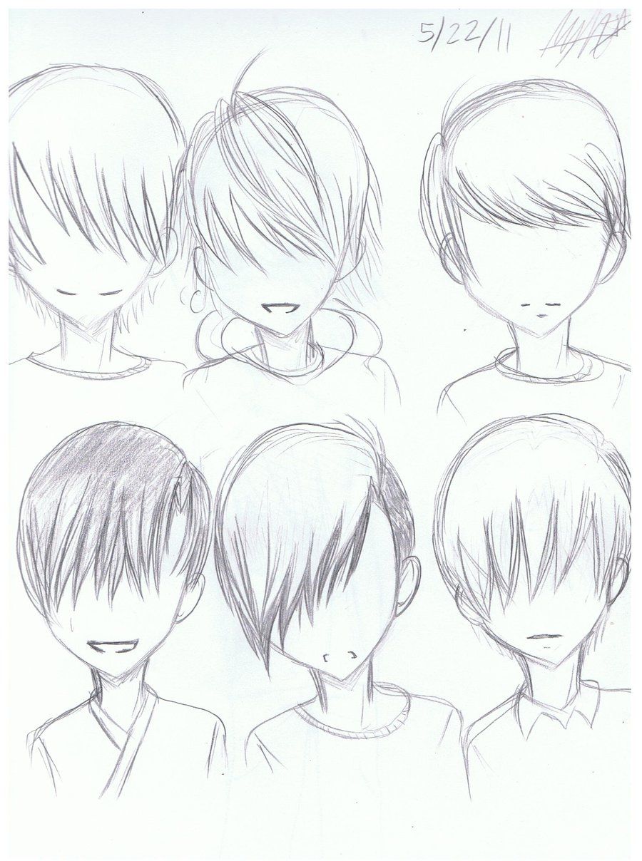 Boy Hair Sketch At Paintingvalley Com Explore Collection Of Boy