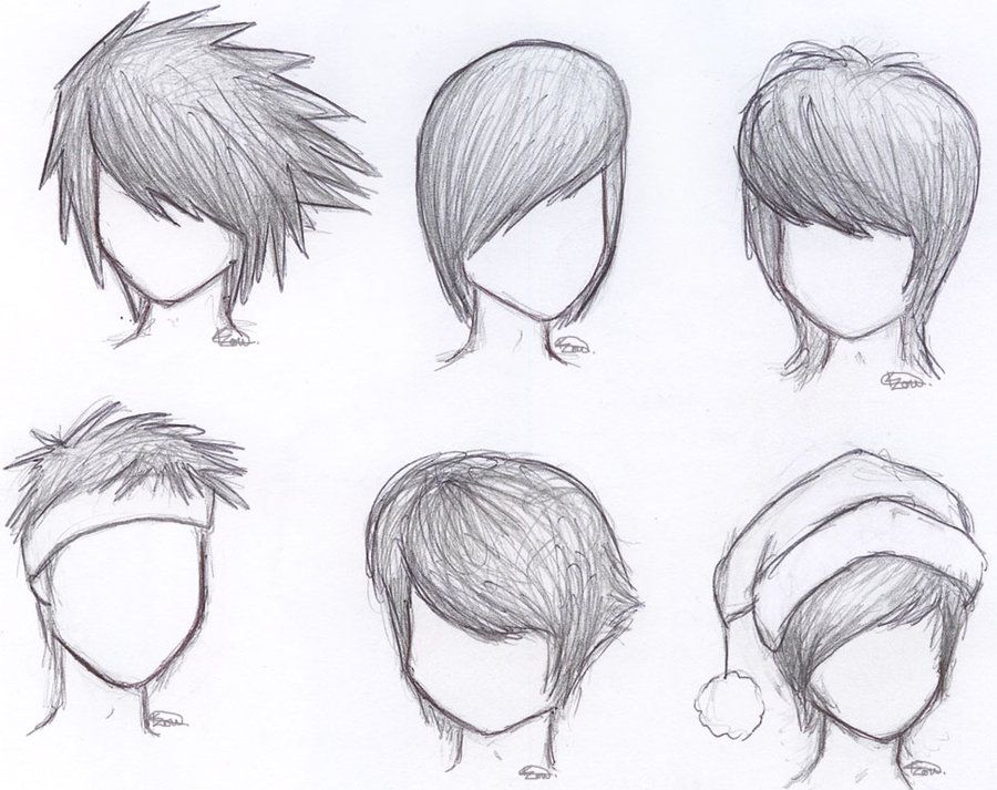 Featured image of post How To Draw Anime Step By Step Hair Anime medium long male hair drawing step by step