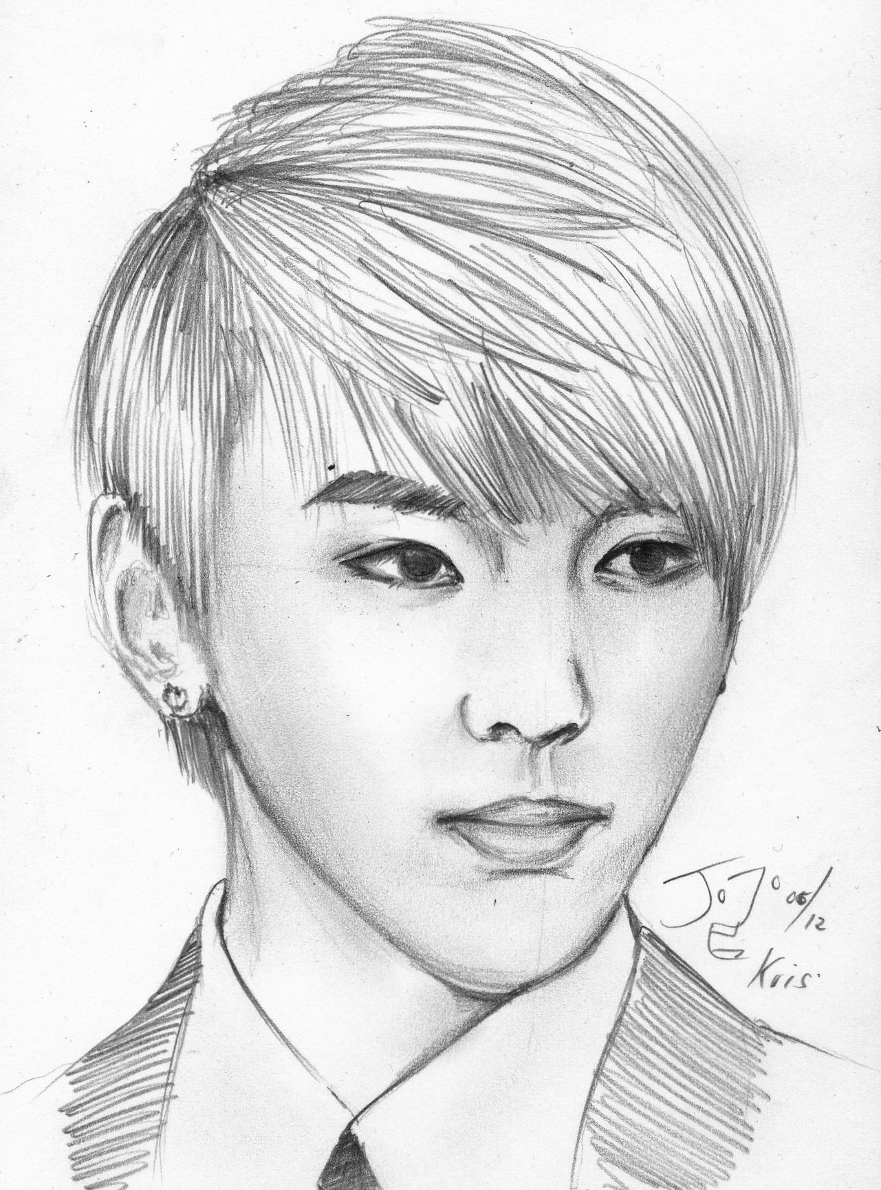 1281x1729 Drawn Boy Pencil Sketching - Boy Sketch