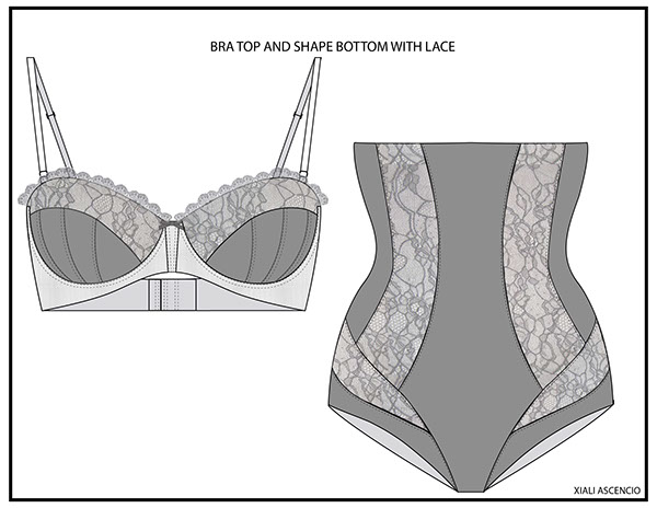 Bra Sketch at PaintingValley.com | Explore collection of Bra Sketch