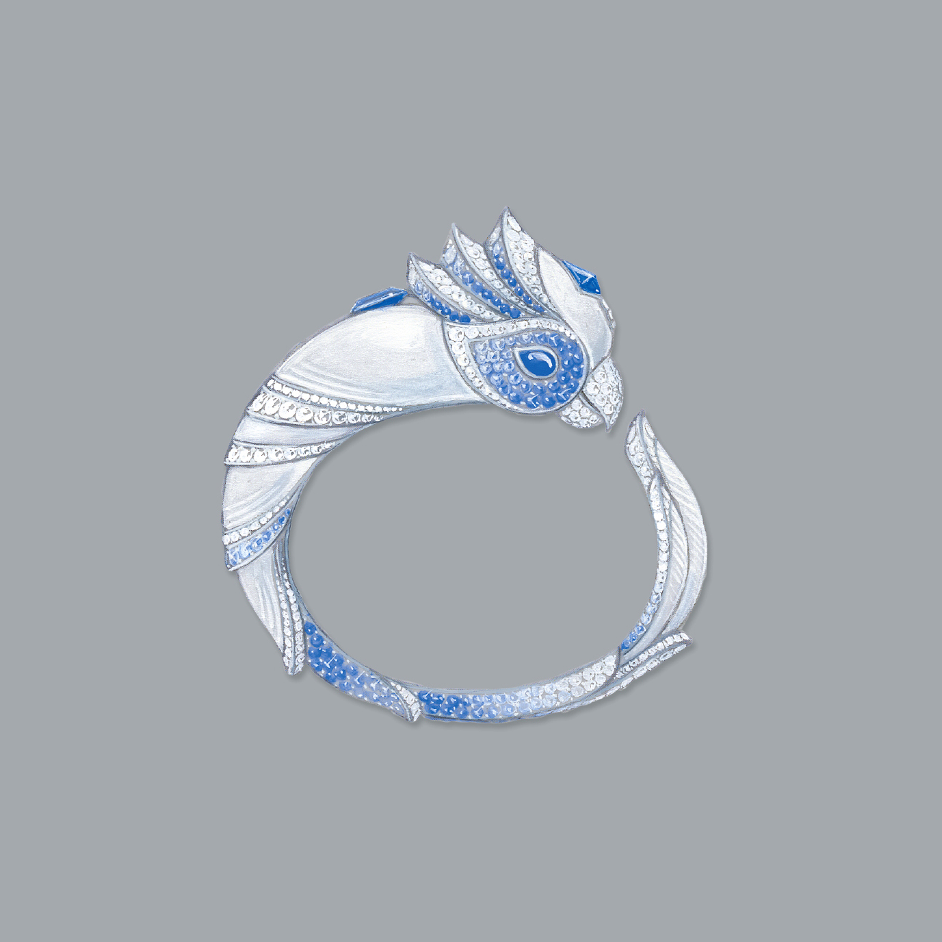 1920x1920 Perroquet Bracelet Sketch Bejewelled Finds - Bracelet Sketch