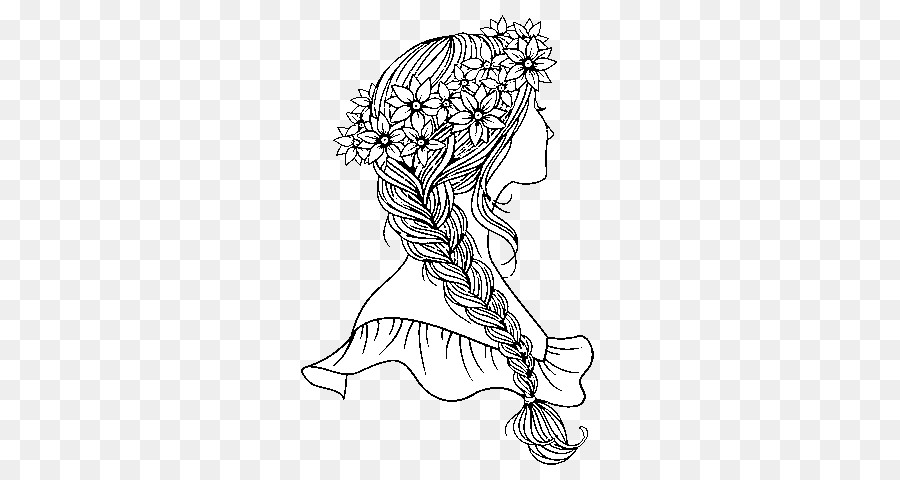 900x480 Drawing Illustration Braid Sketch Coloring Book - Braid Sketch