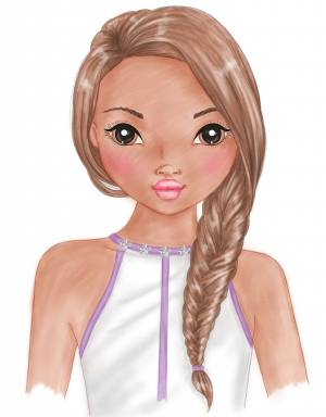 300x384 Topmodel Drawing School - Braid Sketch