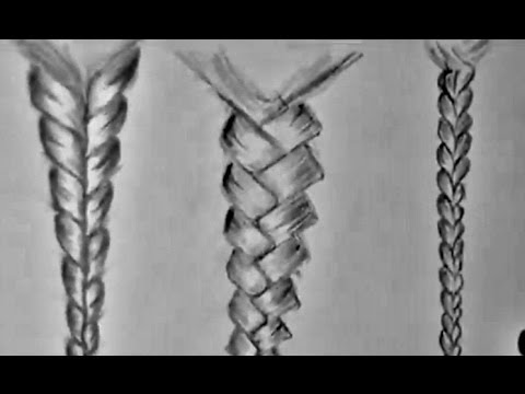 480x360 How To Draw Braided Hair (For Beginners) - Braided Hair Sketch