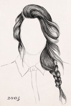 236x354 Easy Drawing Girls With Braids - Braided Hair Sketch