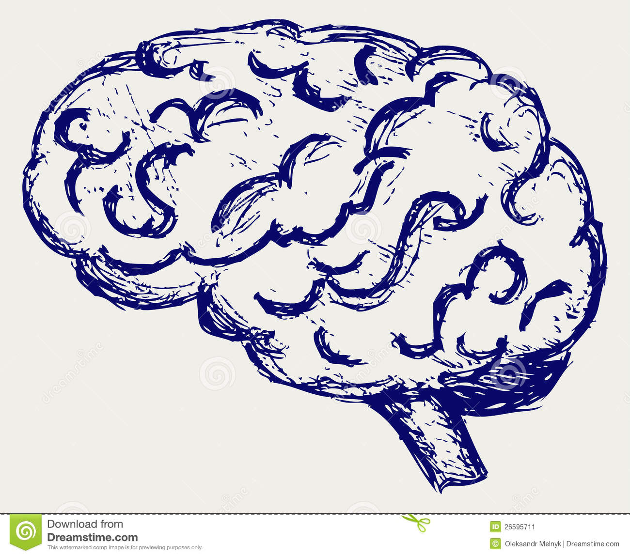 1300x1150 Simple Brain Drawing - Brain Sketch Simple