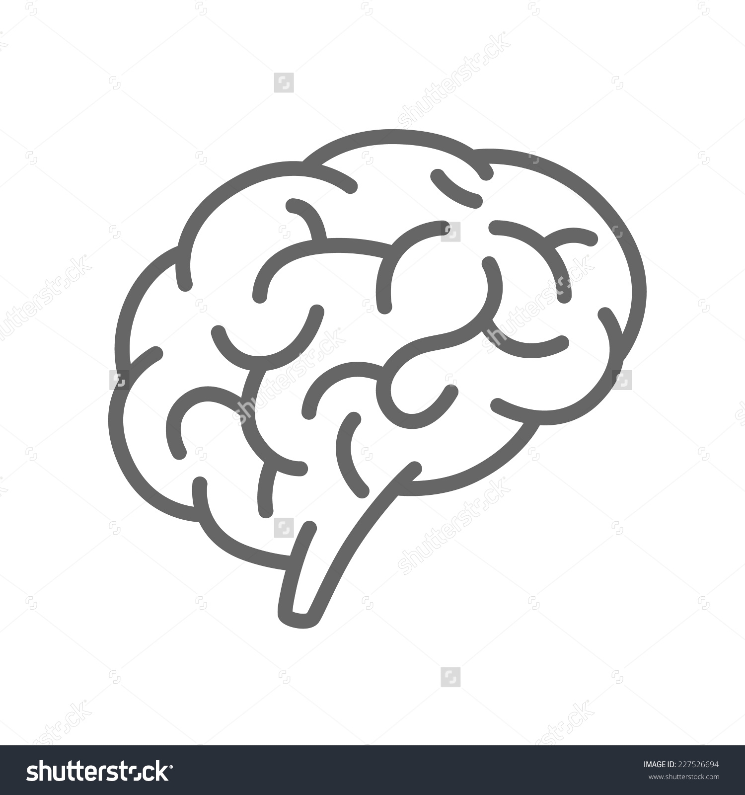1500x1600 Brains Clipart Sketch - Brain Sketch Simple