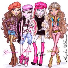 236x236 60 Best Bratz Images Fashion Sketchbook, Fashion - Bratz Sketches