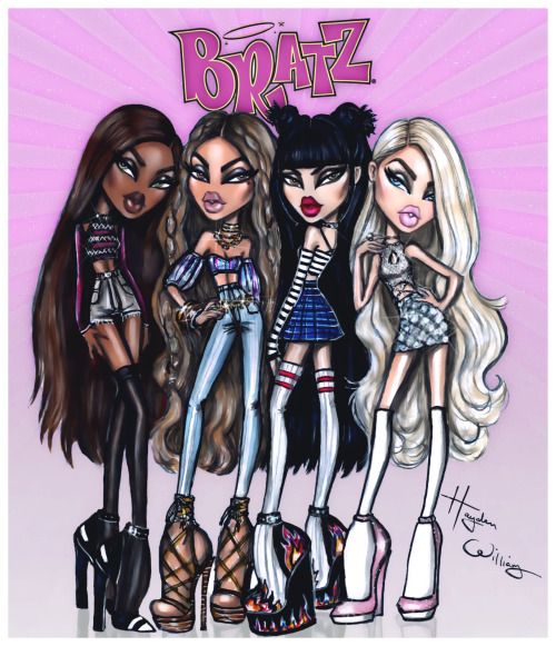 500x581 Bratz Aka The Girls With A Passion For Fashion By Hayden - Bratz Sketches