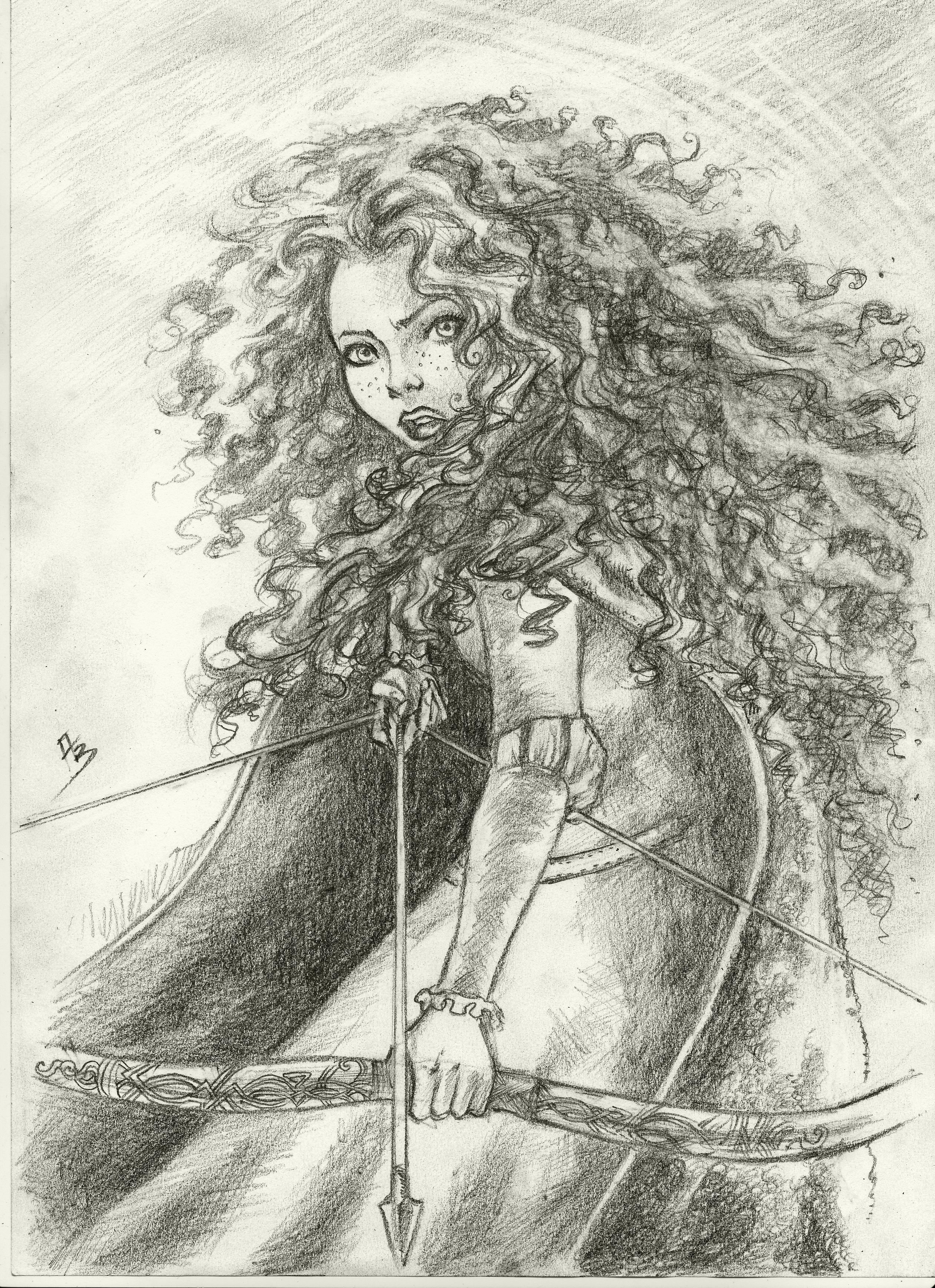 2521x3474 Pin By Meredith Guio On Art Brave, Sketches And - Brave Sketch