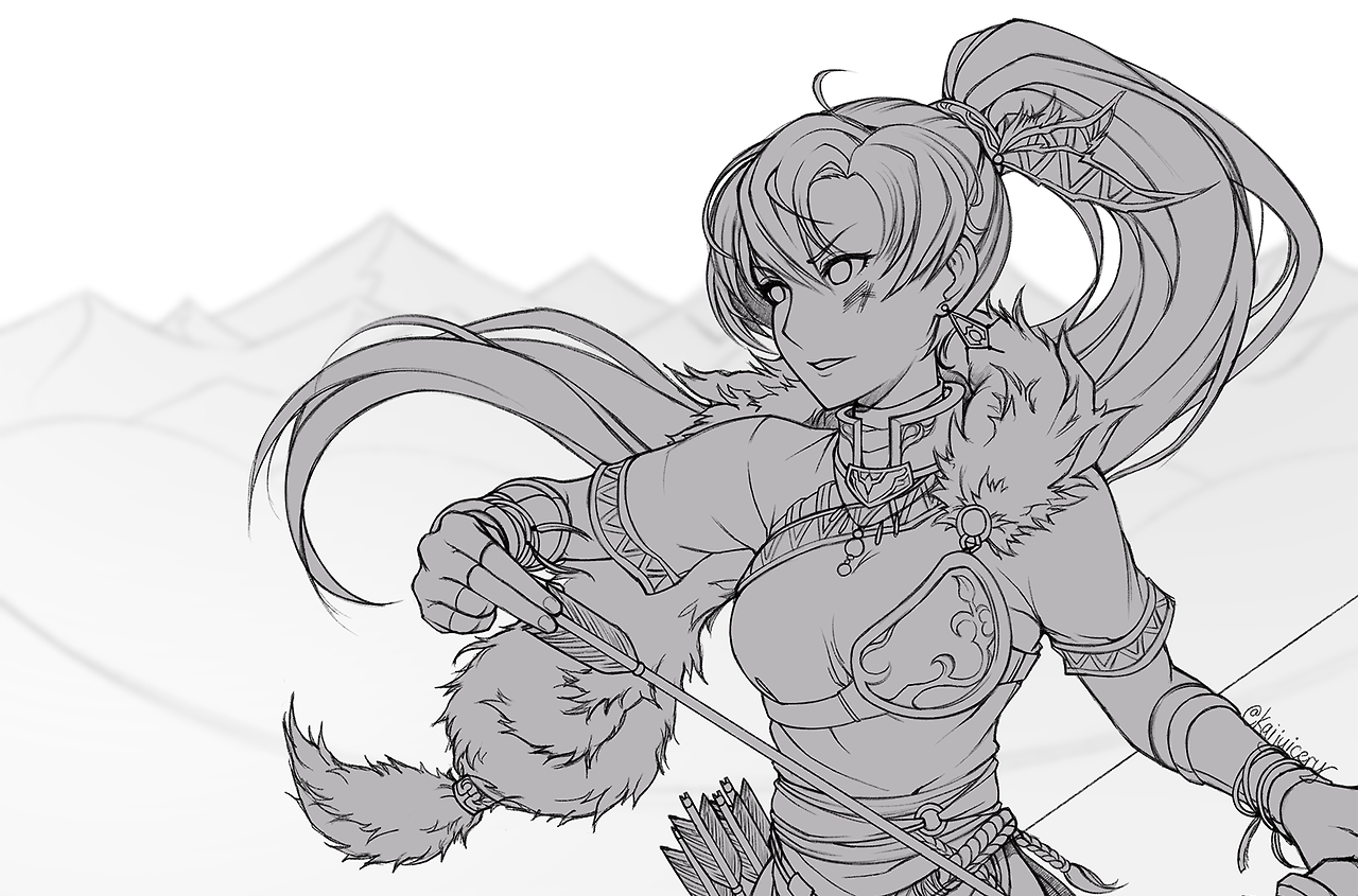 1280x845 Sketch Of The New Brave Lyn Unit Coming Out - Brave Sketch