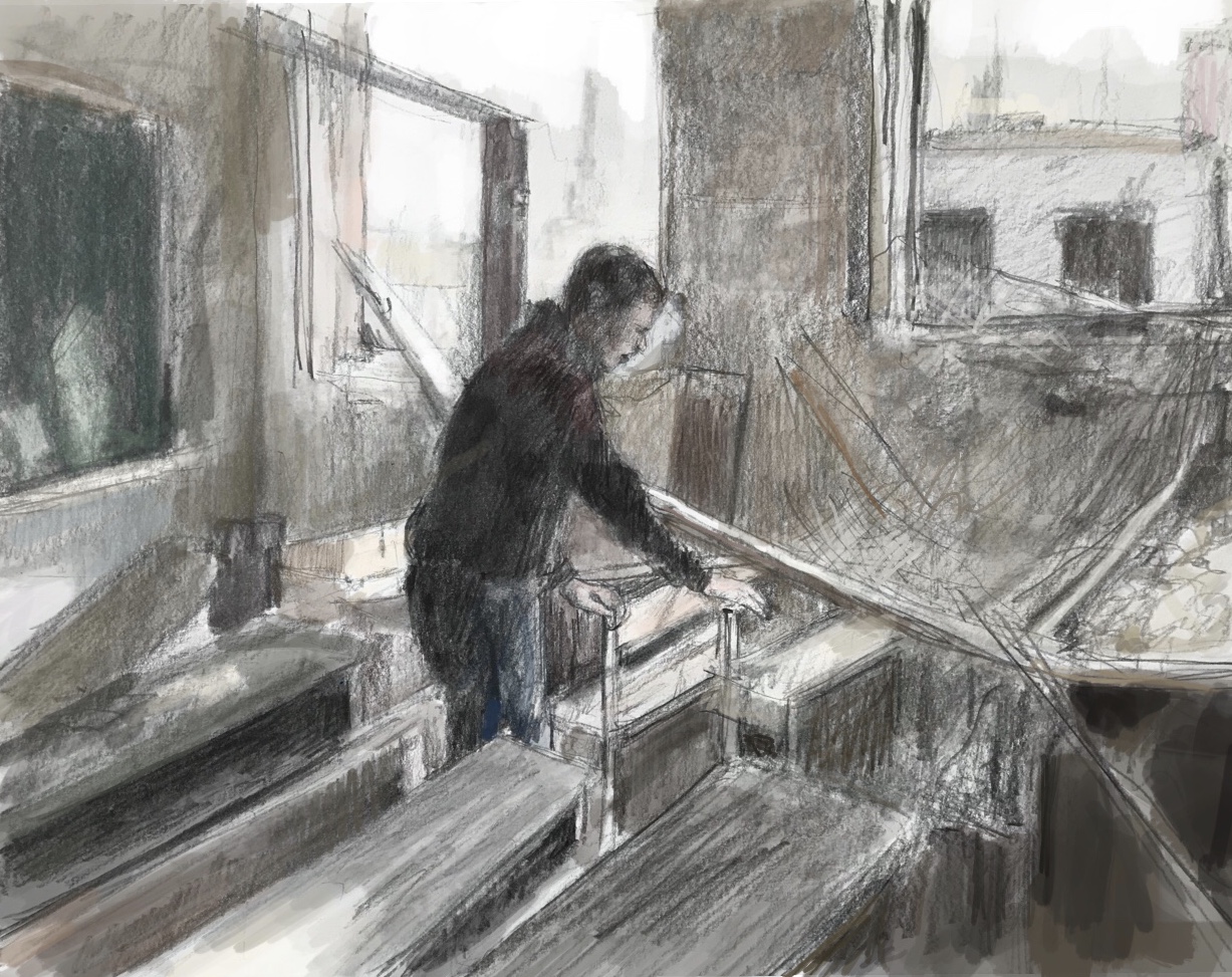 1227x973 Sketch. @muhammadnajem20 A Brave 15 Year Old Journalist And - Brave Sketch