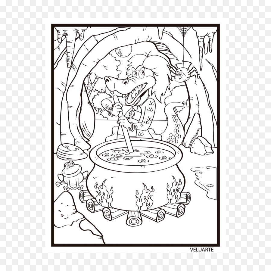 900x900 Line Art Coloring Book Brazilian Mythology Sketch - Brazilian Sketch