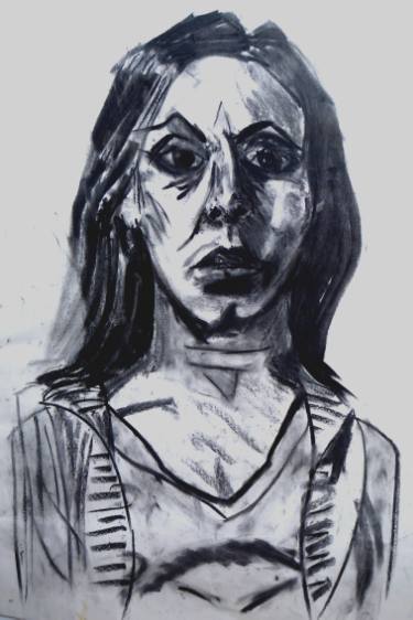 375x562 Saatchi Art Brazilian Laura Sketch Drawing By Toby Moate - Brazilian Sketch