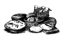 259x164 Bread And Dip Clipart - Bread Sketch