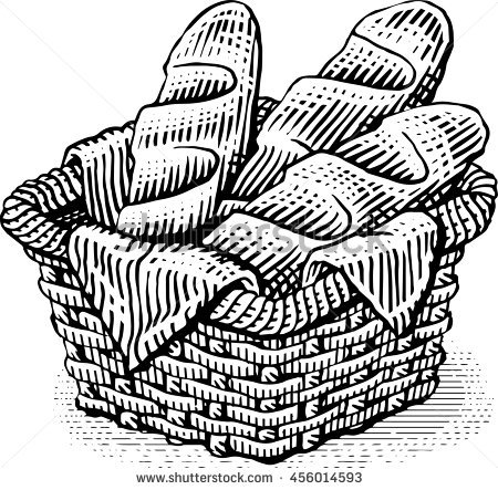 450x443 Drawn Bread Sketch - Bread Sketch