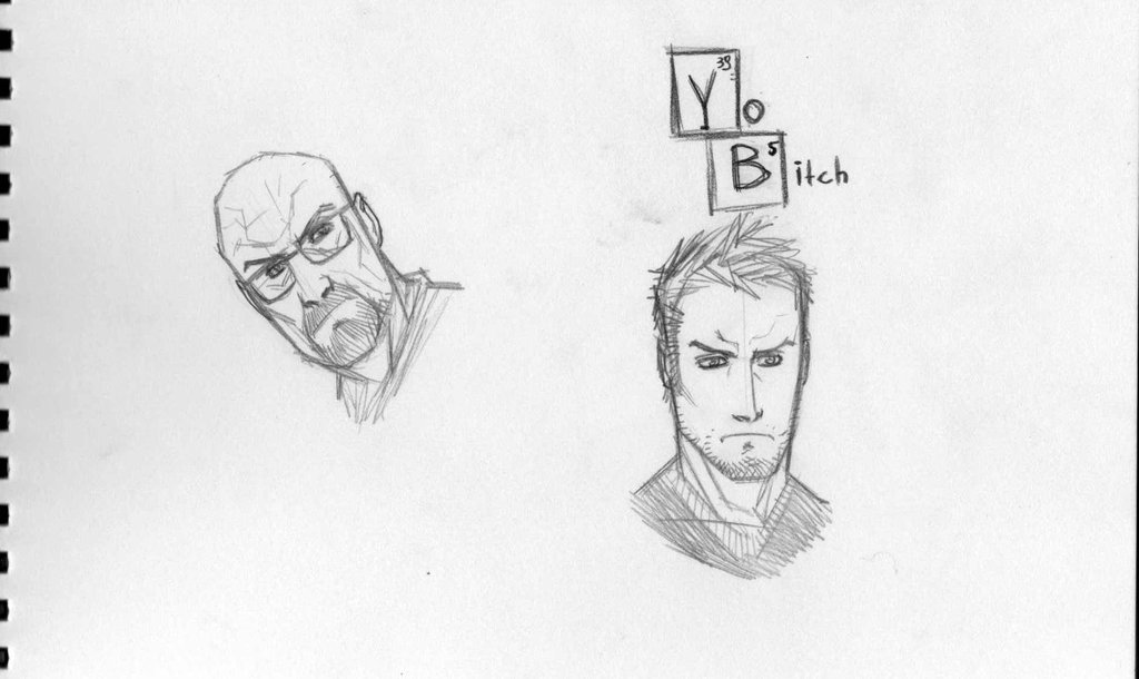1024x610 Breaking Bad Sketch By Artemtopilin - Breaking Bad Sketch