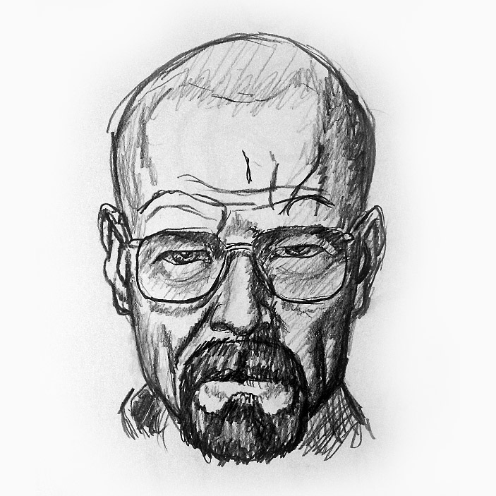 Breaking Bad Sketch at PaintingValley.com | Explore collection of ...