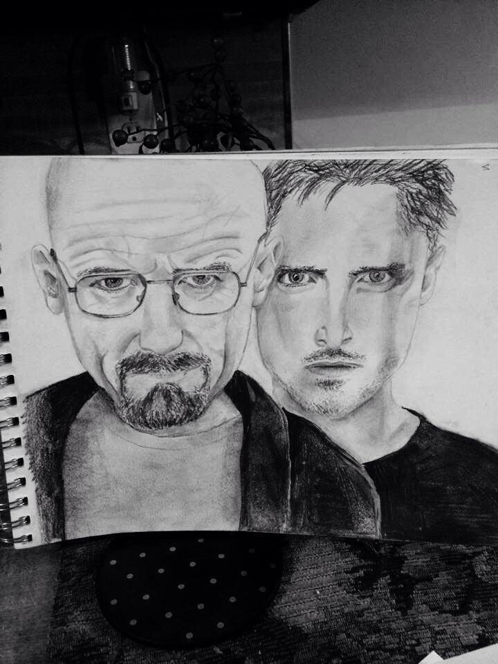 720x960 Walt And Jesse Sketch. Oh Breaking Bad How I Miss You. My Art - Breaking Bad Sketch