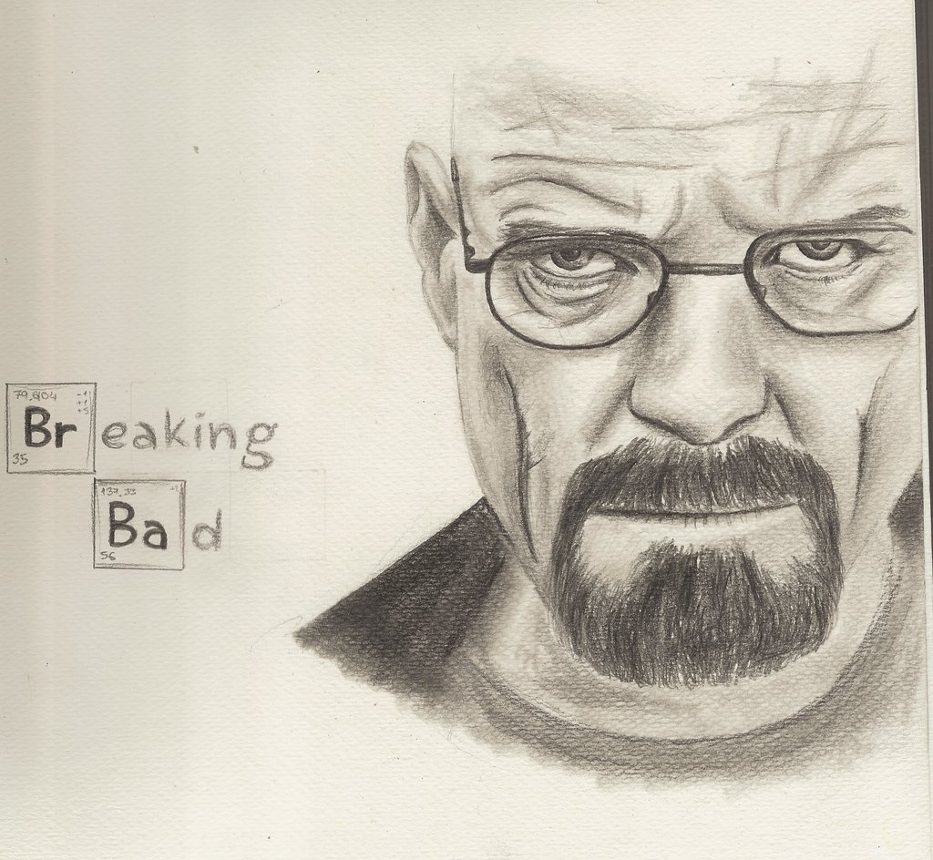 1024x944 Walter - Breaking Bad Sketch
