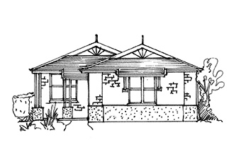 330x225 Renovating Specific House Types - Brick Building Sketch