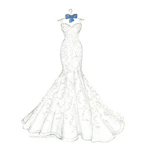 300x300 Wedding Gift To The Bride - Bride Sketch