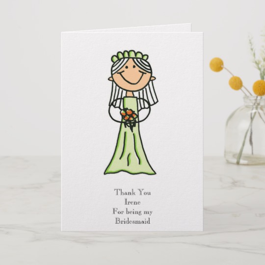 540x540 Bridesmaid Sketch, Thank You - Bridesmaid Sketch