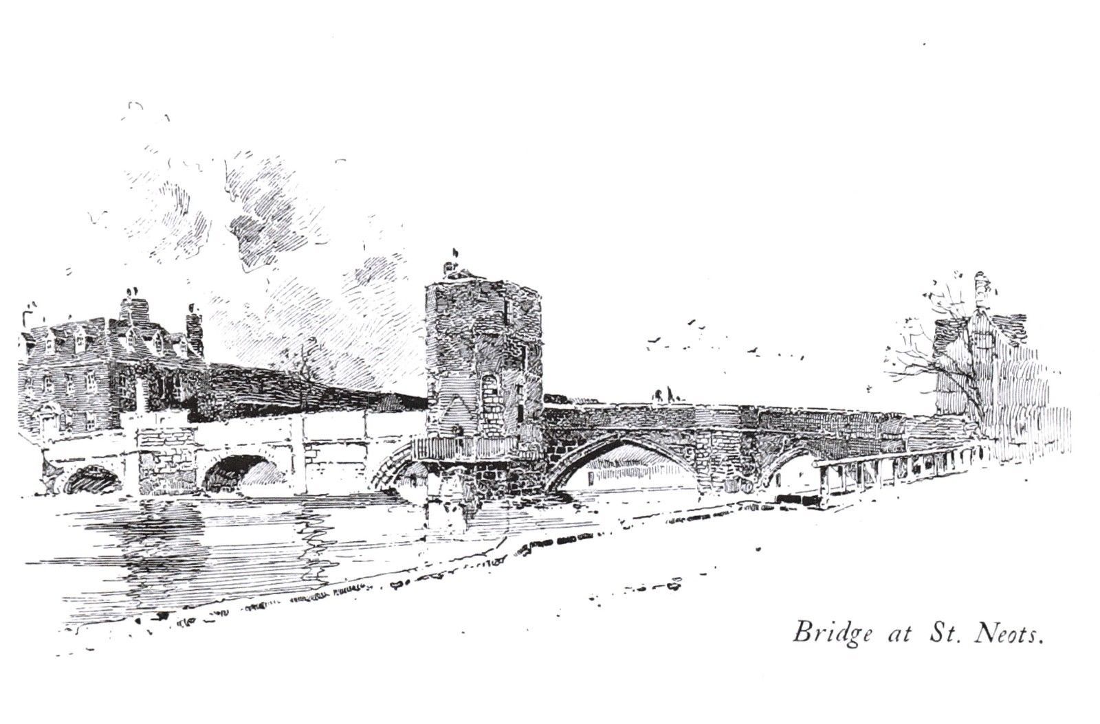 1600x1054 Postcard Art Sketch The Bridge - Bridge Sketch