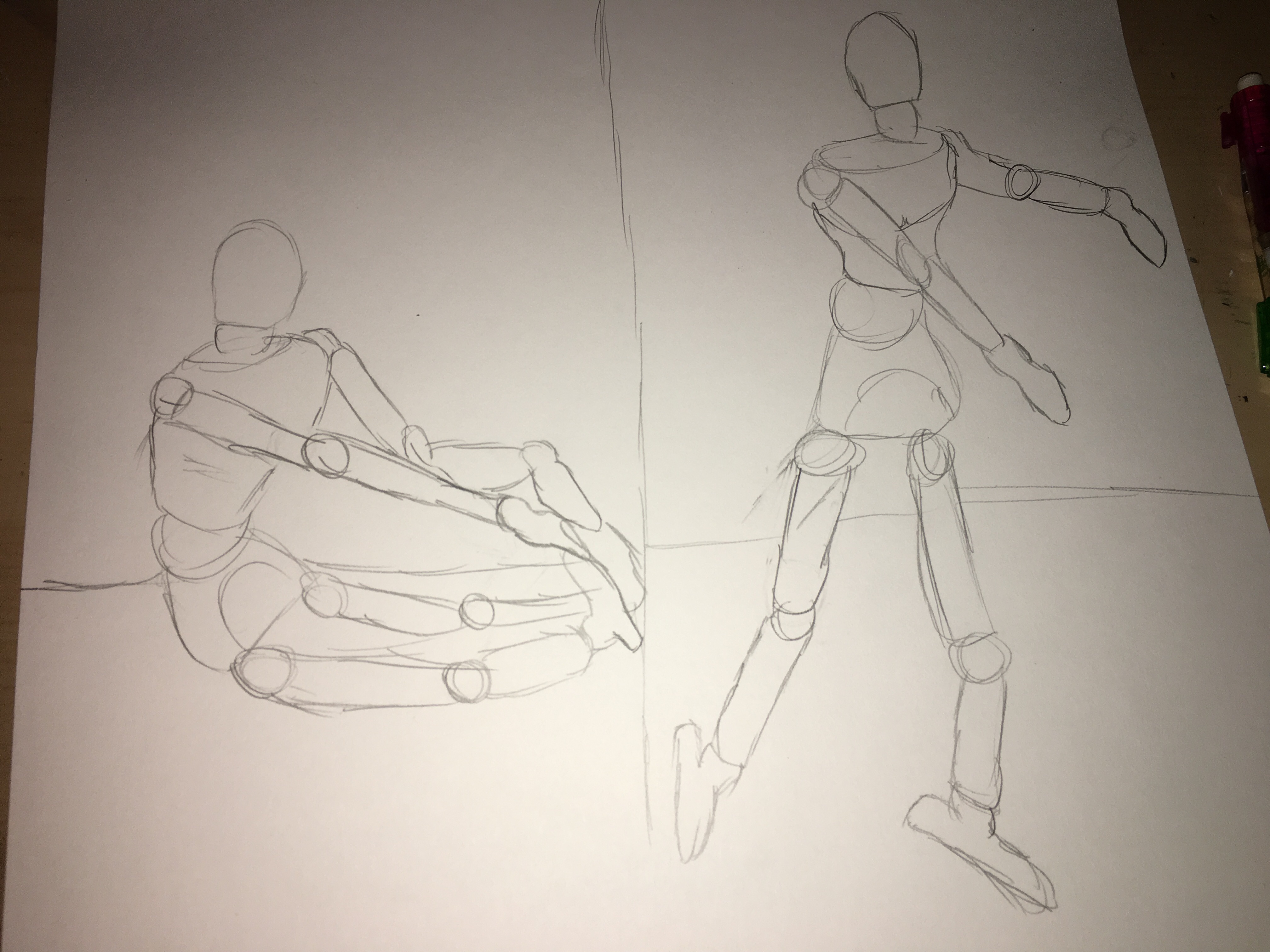 4032x3024 Two Dancers Brief Sketch Weasyl - Brief Sketch