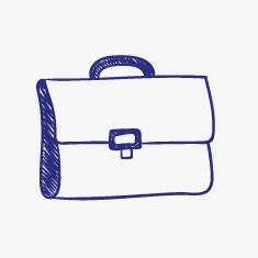 235x235 School Starts, Sketch, Briefcase Png And Vector For Free Download - Briefcase Sketch