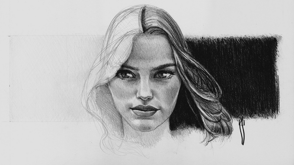 1024x573 Bright Eyes I Decided Not To Proceed With The Drawing And - Bright Eyes Sketch