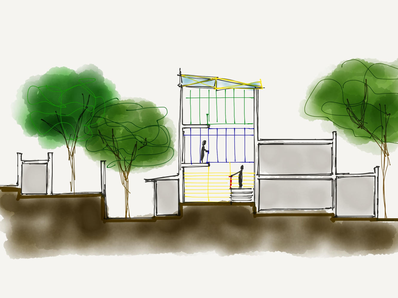 1333x1000 Gallery Of Hilltop School Bright Horizon Academy Designaware - Bright Sketch