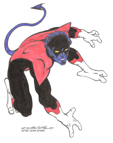 380x480 Nightcrawlerbyrne Lbr Recreation Sketch (2014) By Bright Raven On - Bright Sketch